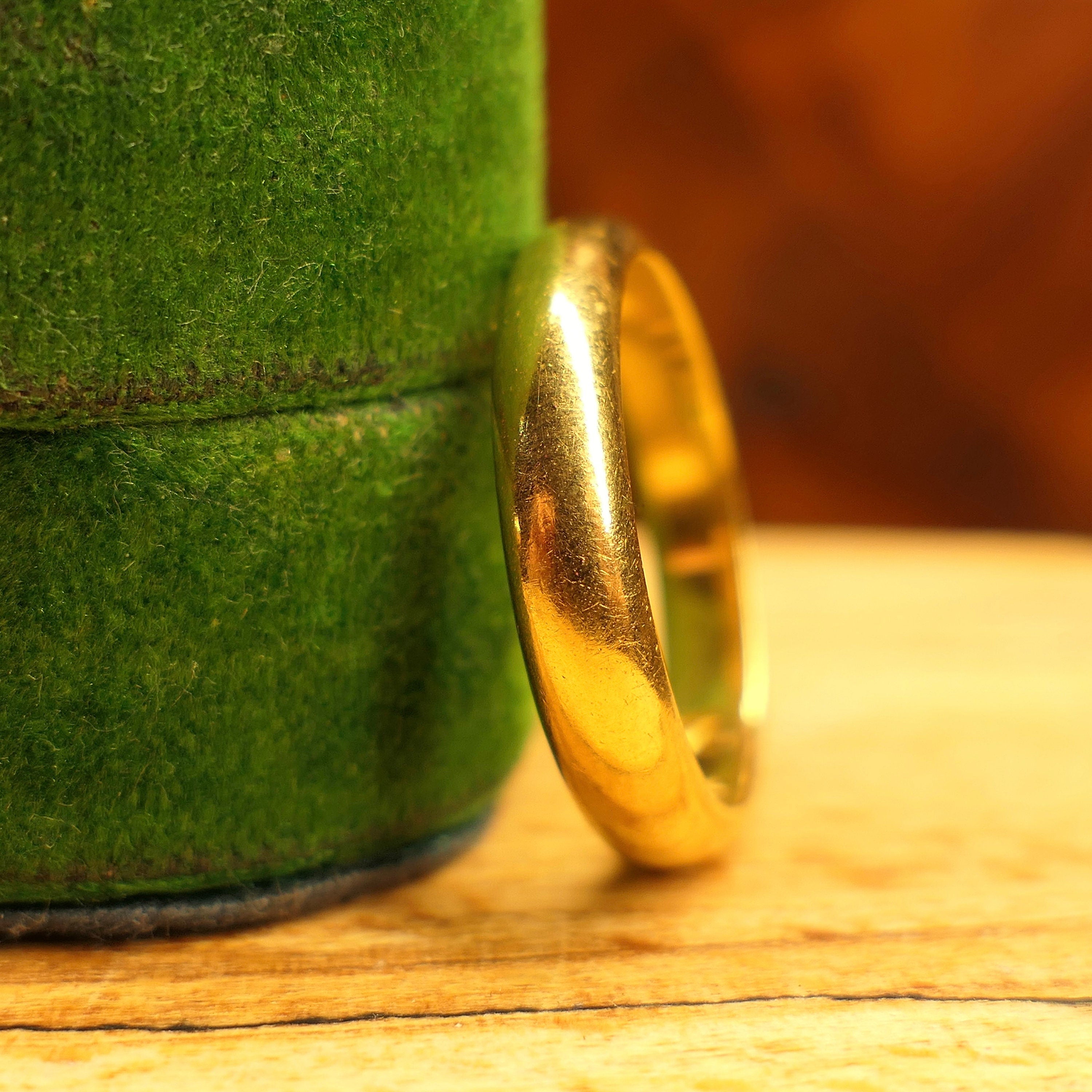 Vintage, 22ct Gold Wedding Band Ring