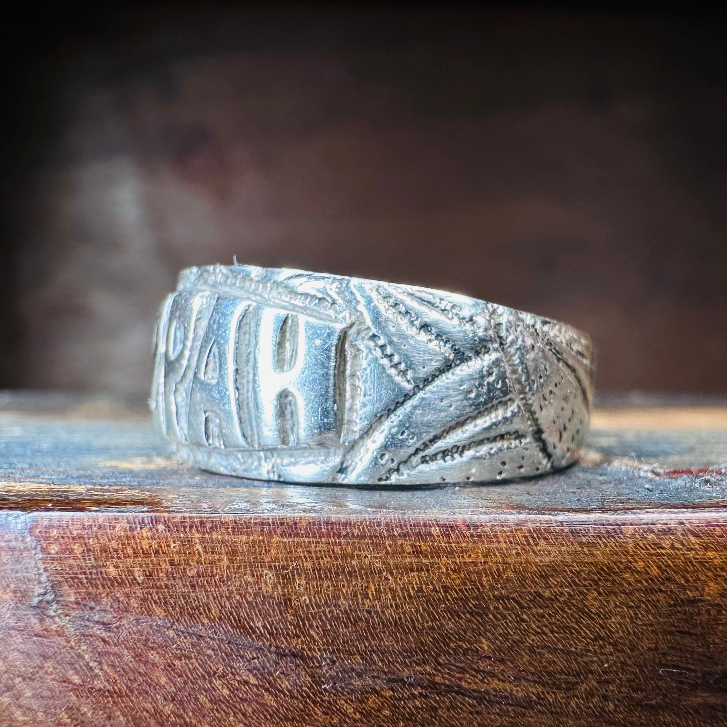 Victorian Sterling Silver Mizpah Ring