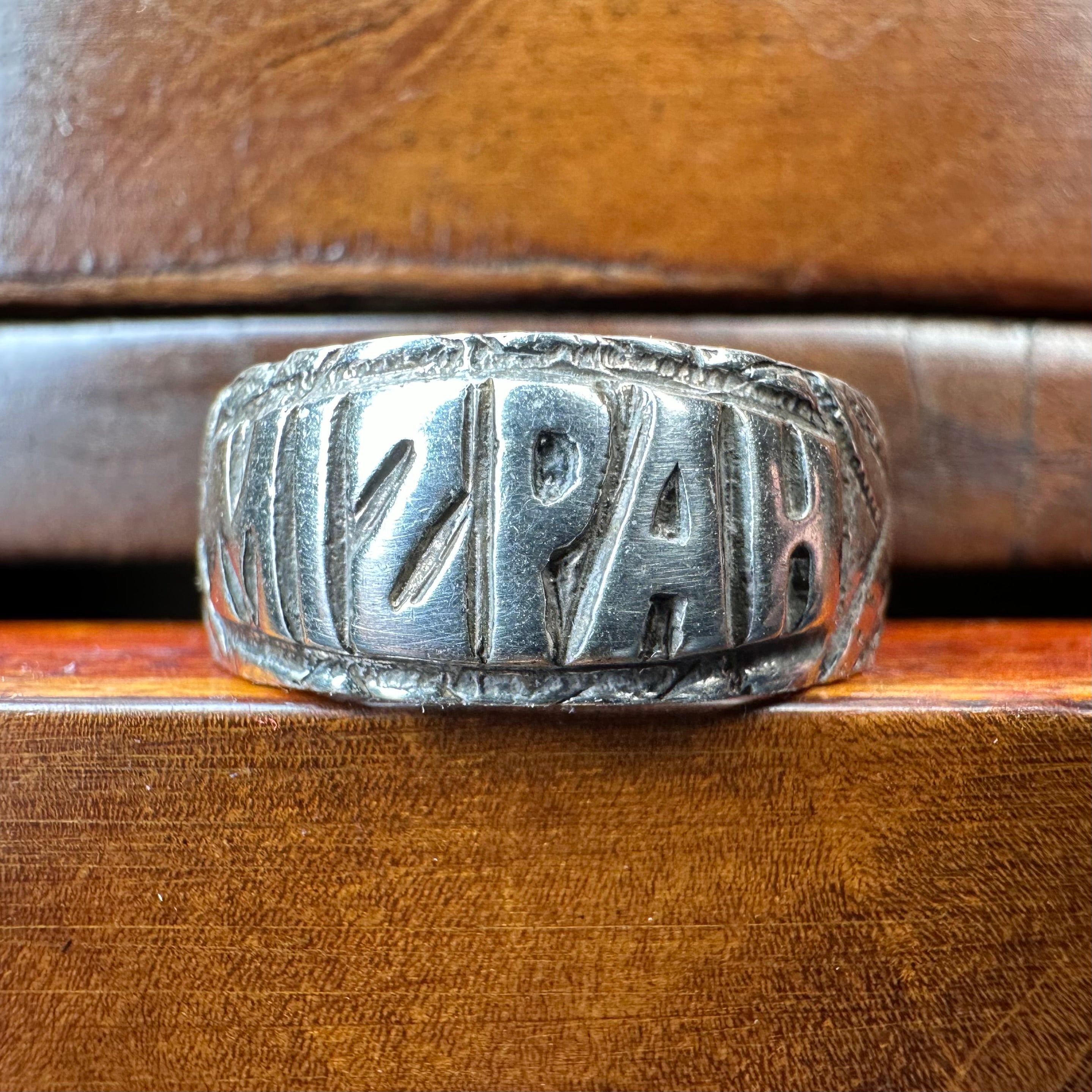 Victorian Sterling Silver Mizpah Ring