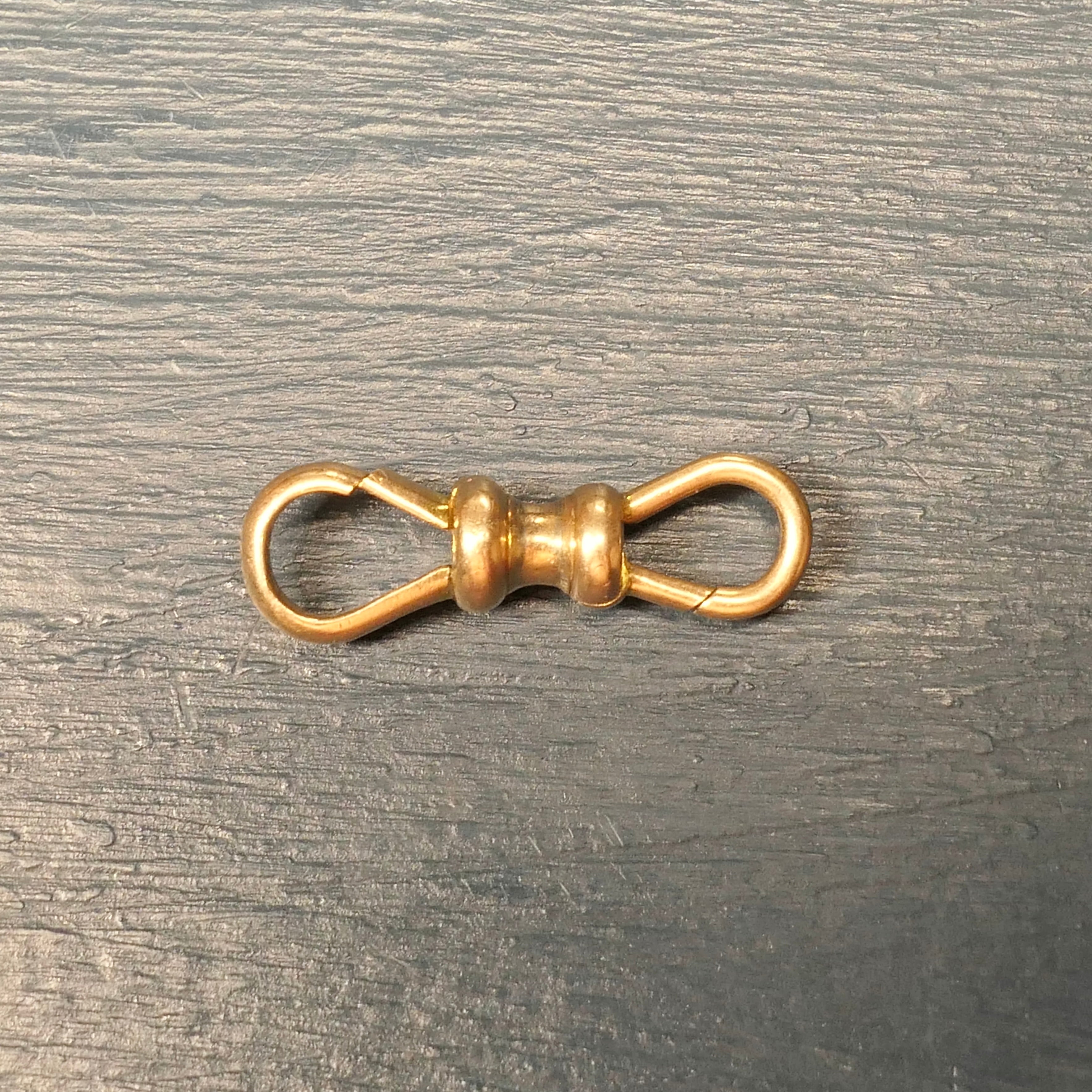 Antique 9ct Gold, Rare, Double Dog Clip, Clasp, pendant