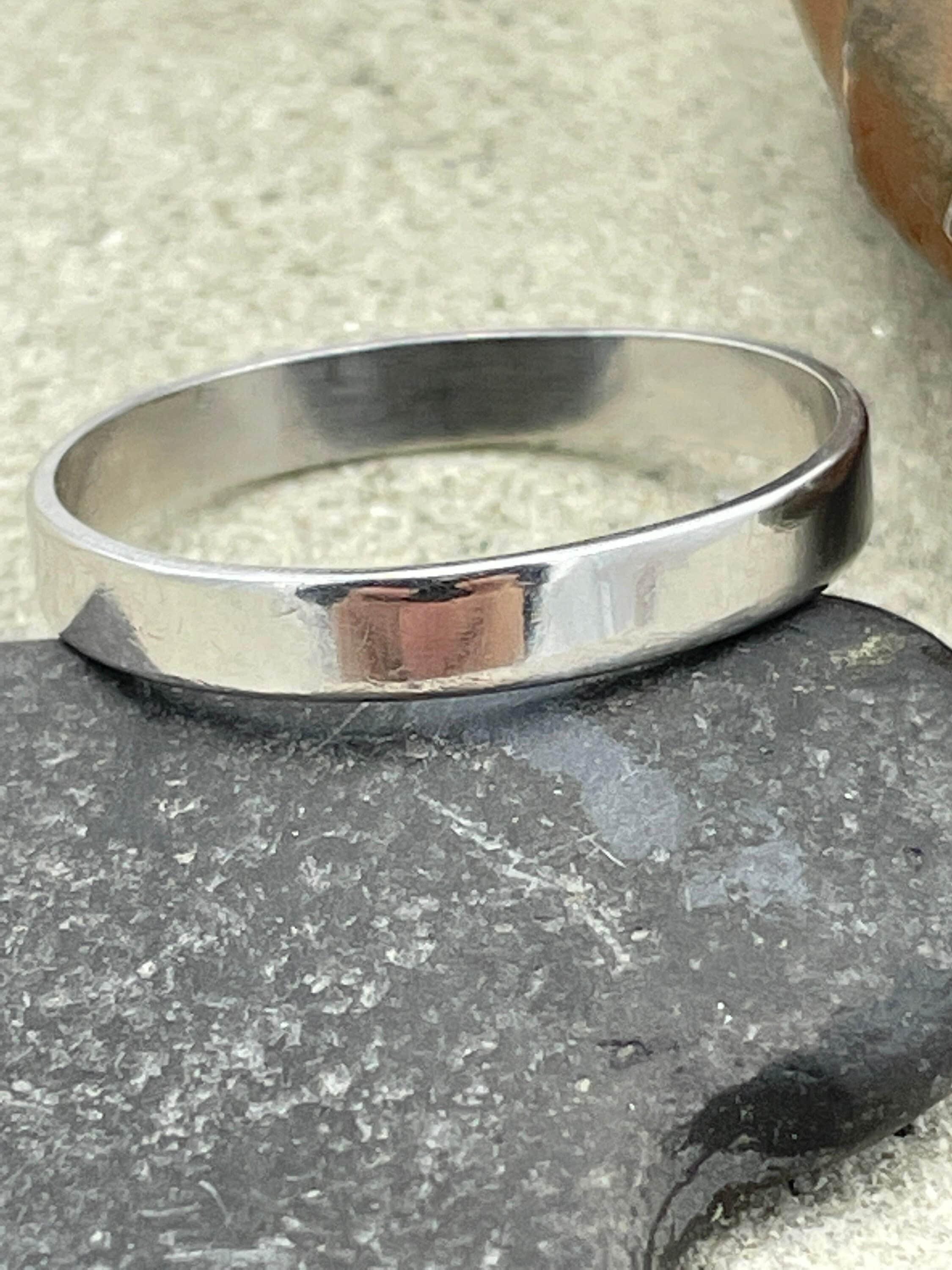 Vintage Platinum Gents Band Ring