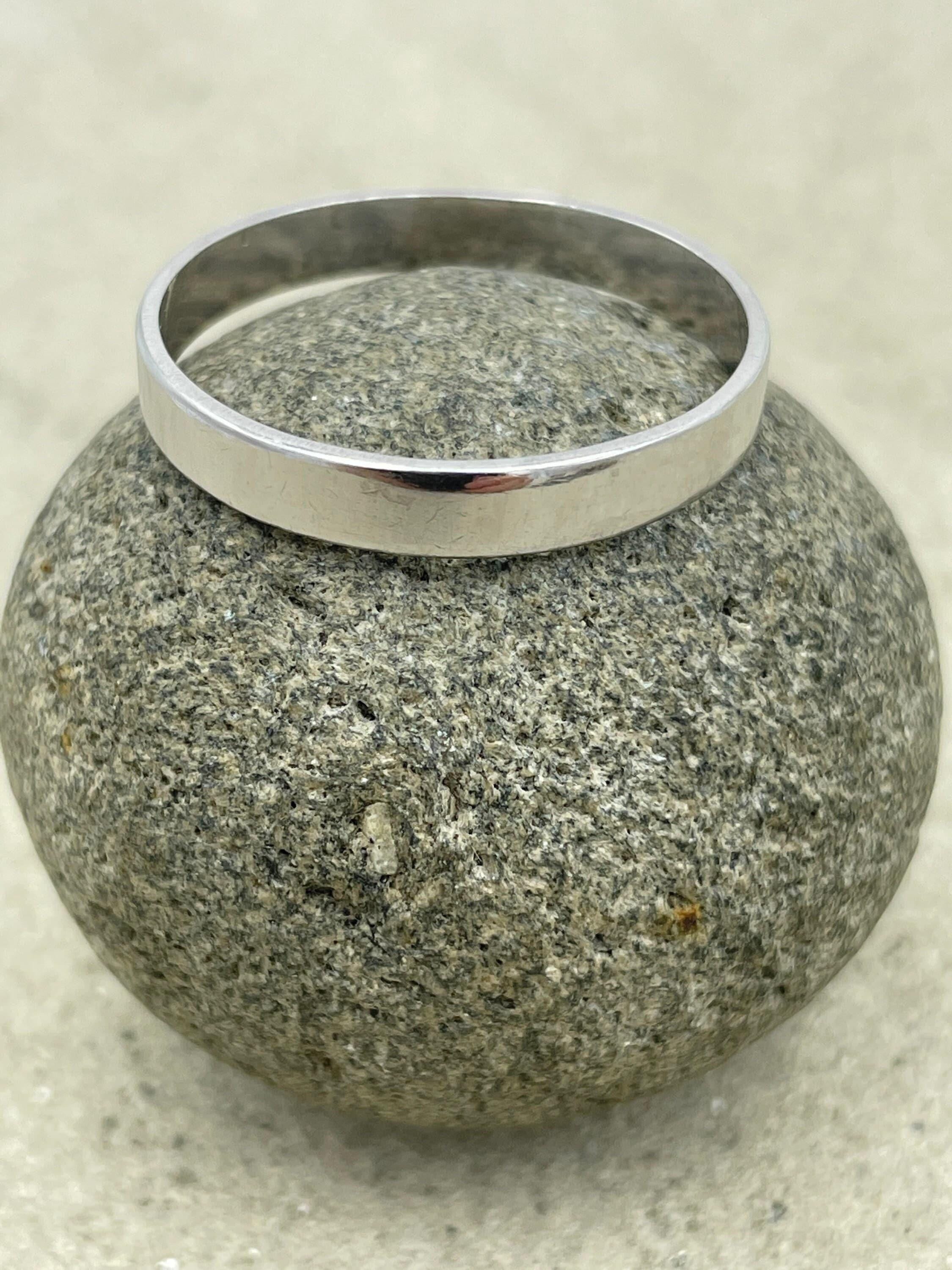 Vintage Platinum Gents Band Ring