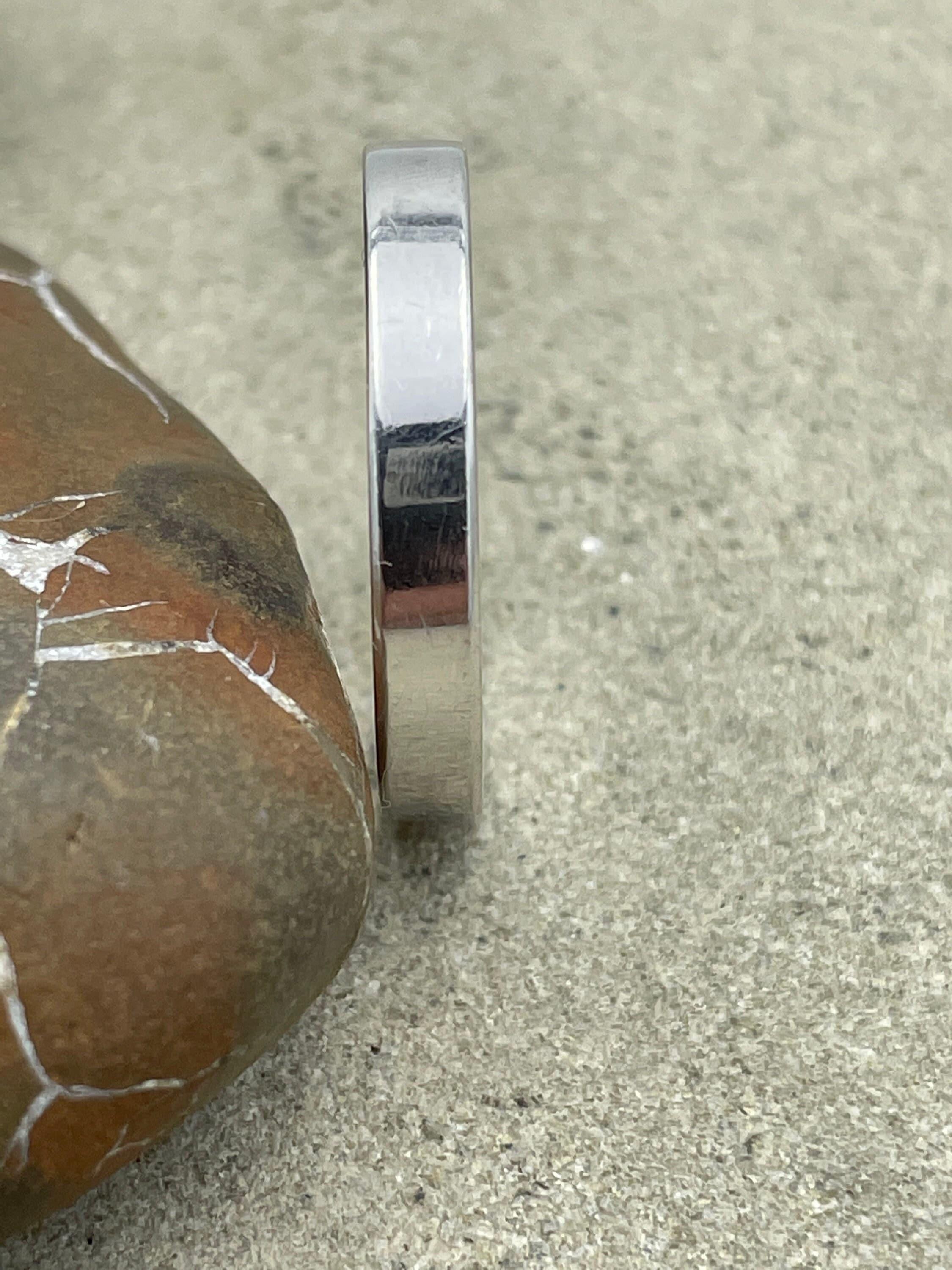 Vintage Platinum Gents Band Ring