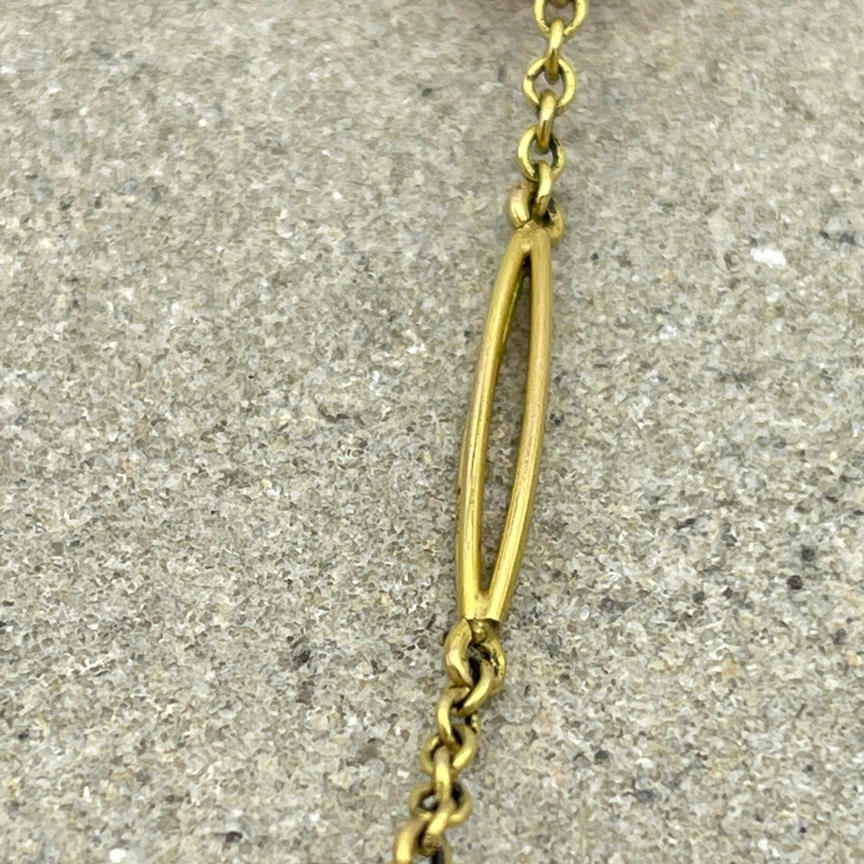 Art deco 9ct gold & carnelian beaded chain necklace c1920s