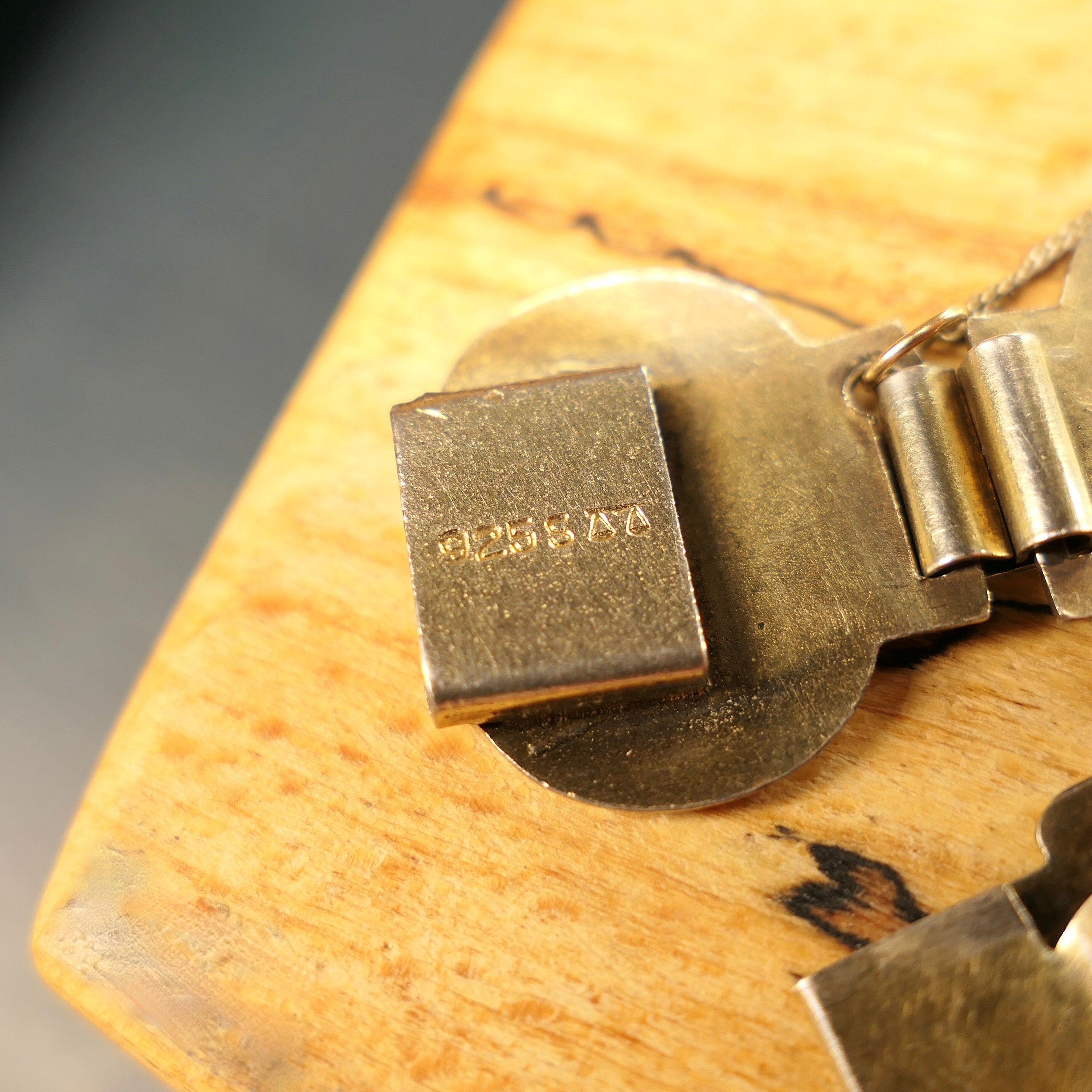 Vintage, Art Deco, David Anderson, Sterling Silver & Enamel, Nordic Scenes, Bracelet