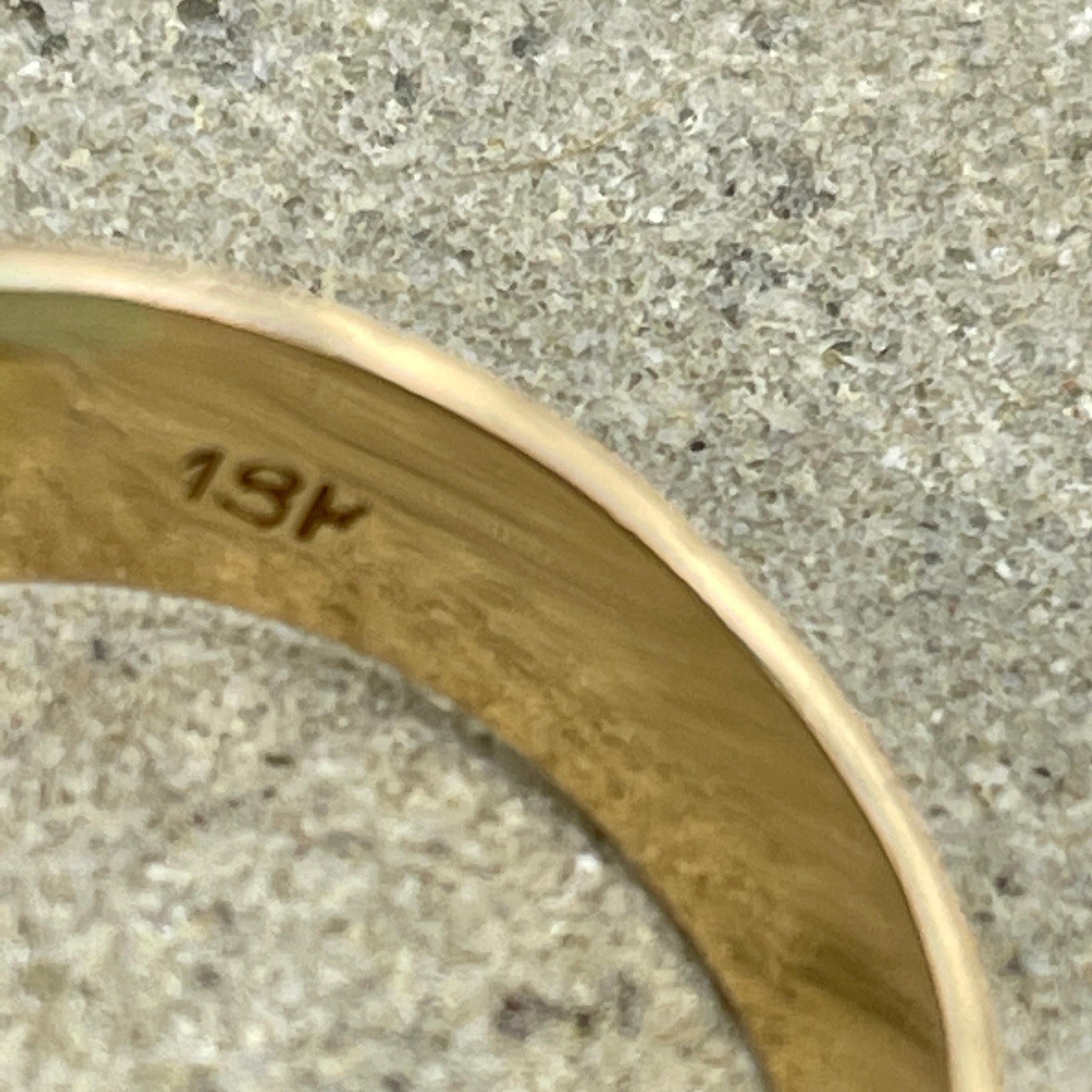 1940s, 18ct Gold & Platinum, Diamond Cocktail Tank Ring c1945