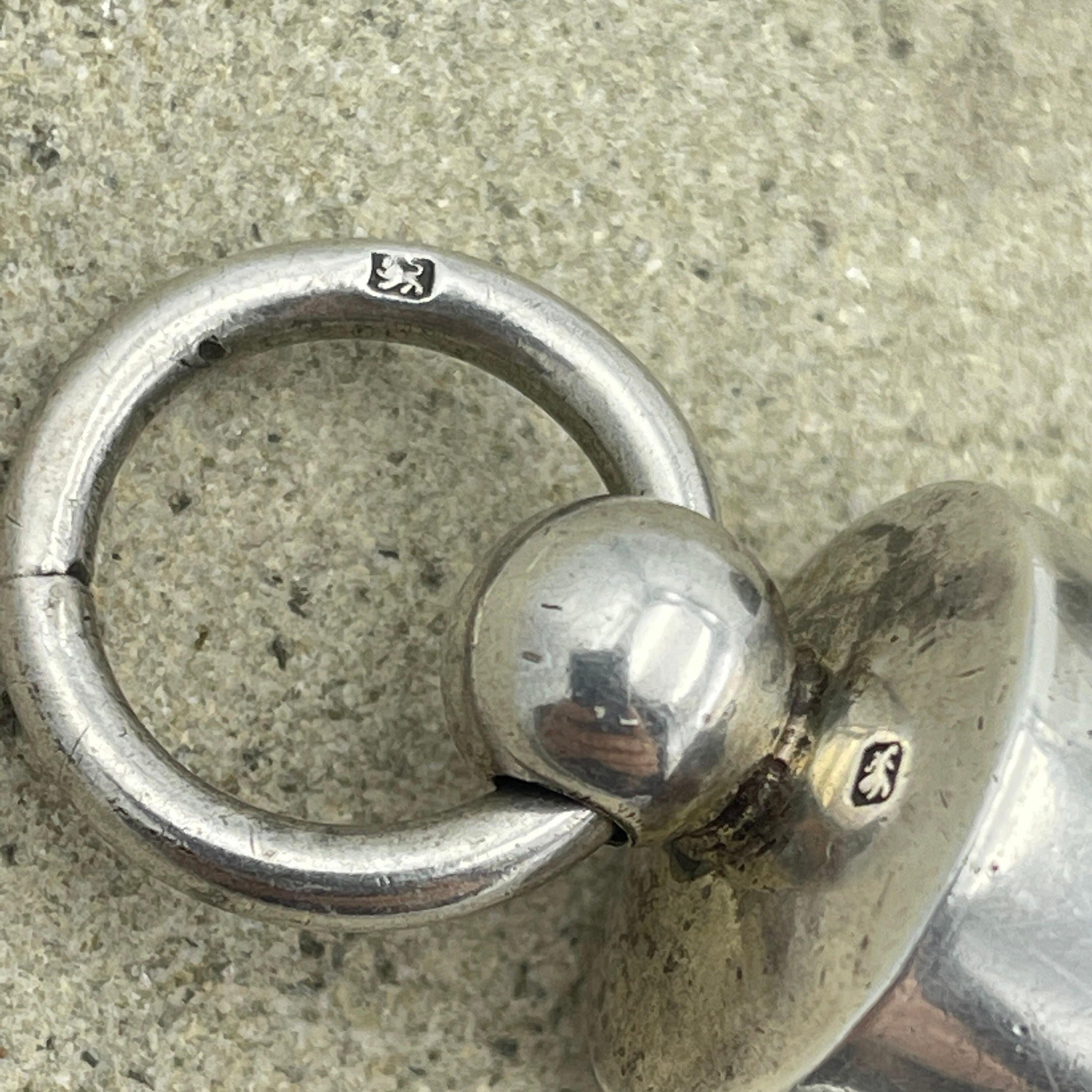 Victorian deakin and francis sterling silver whistle, hallmarked birmingham 1886