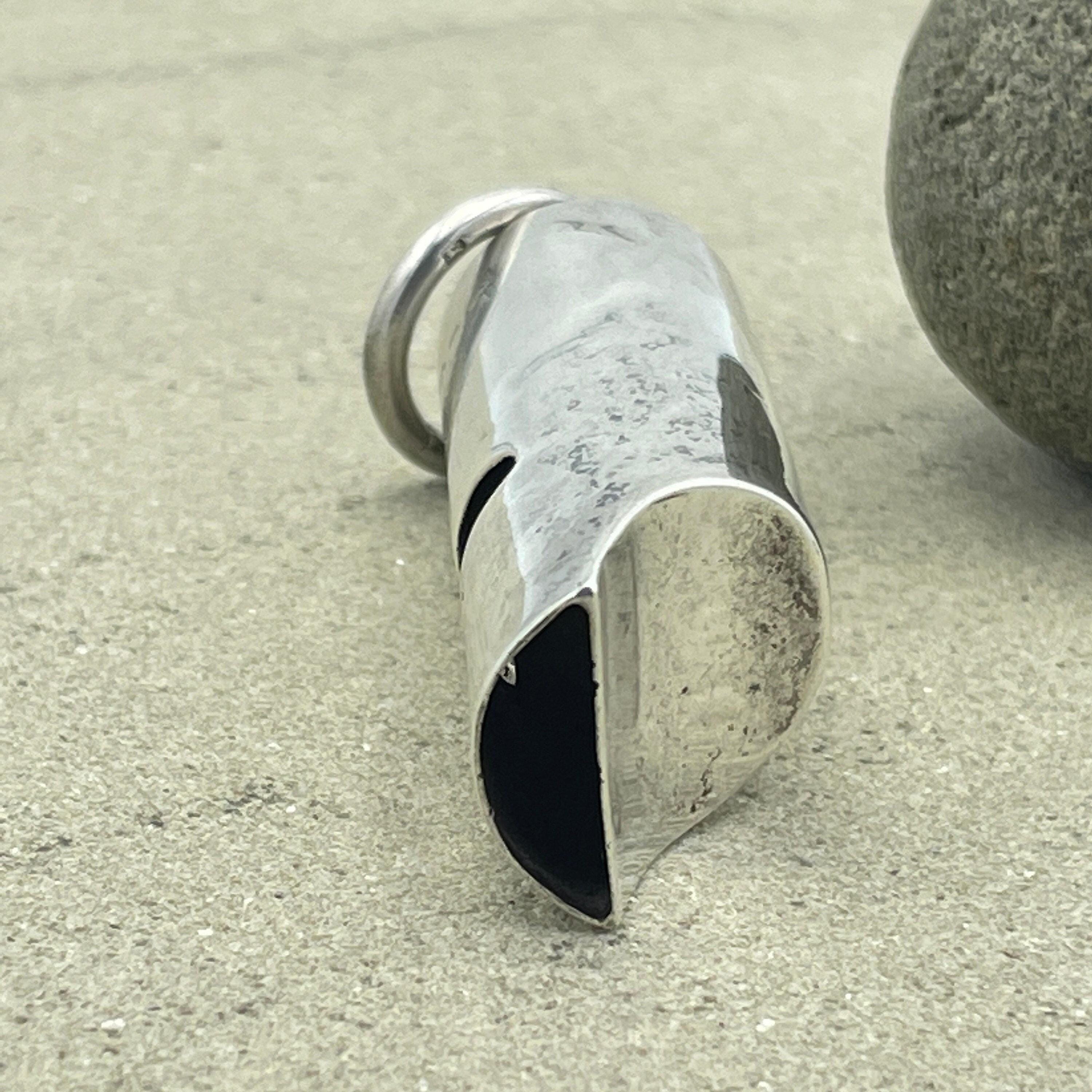 Victorian deakin and francis sterling silver whistle, hallmarked birmingham 1886