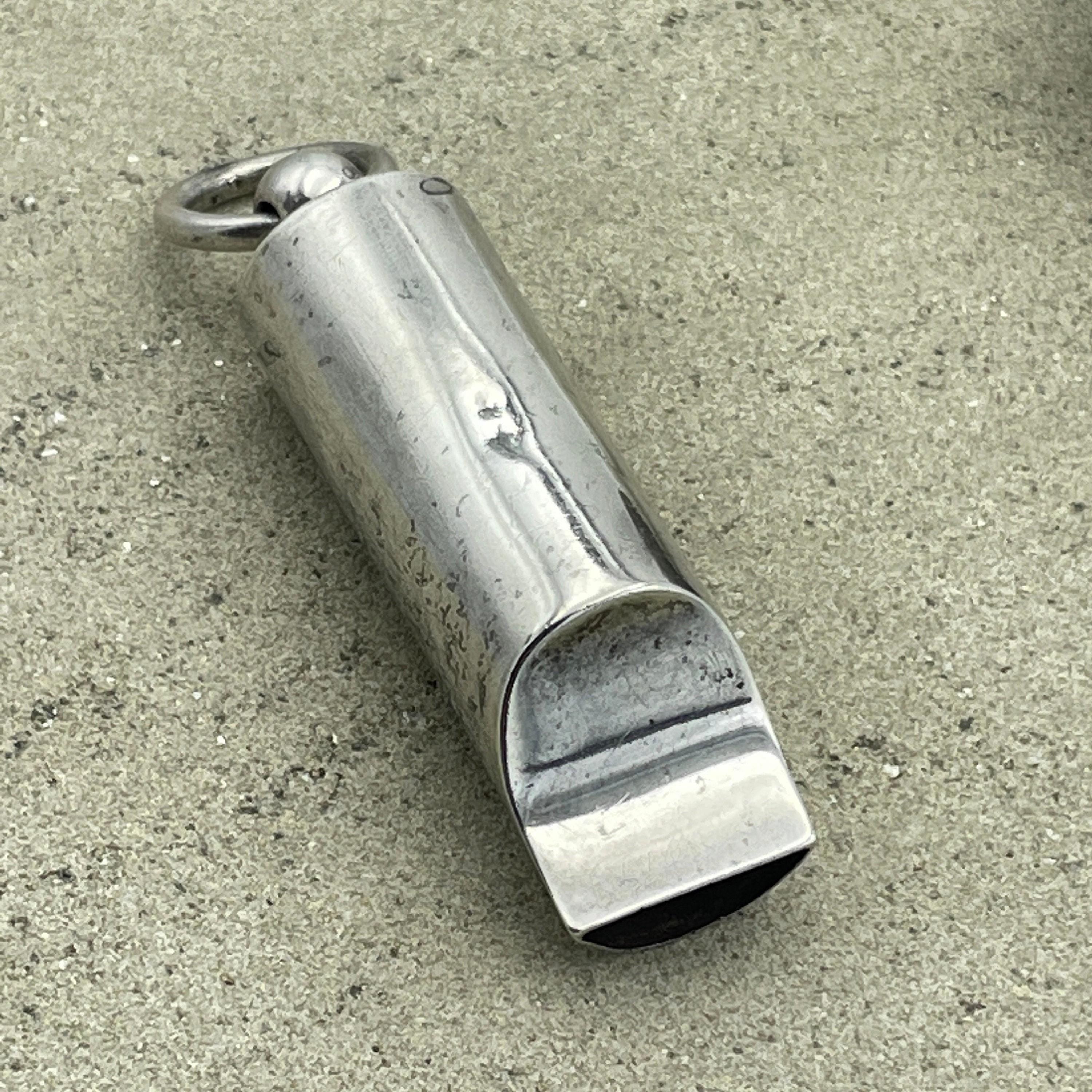 Victorian deakin and francis sterling silver whistle, hallmarked birmingham 1886