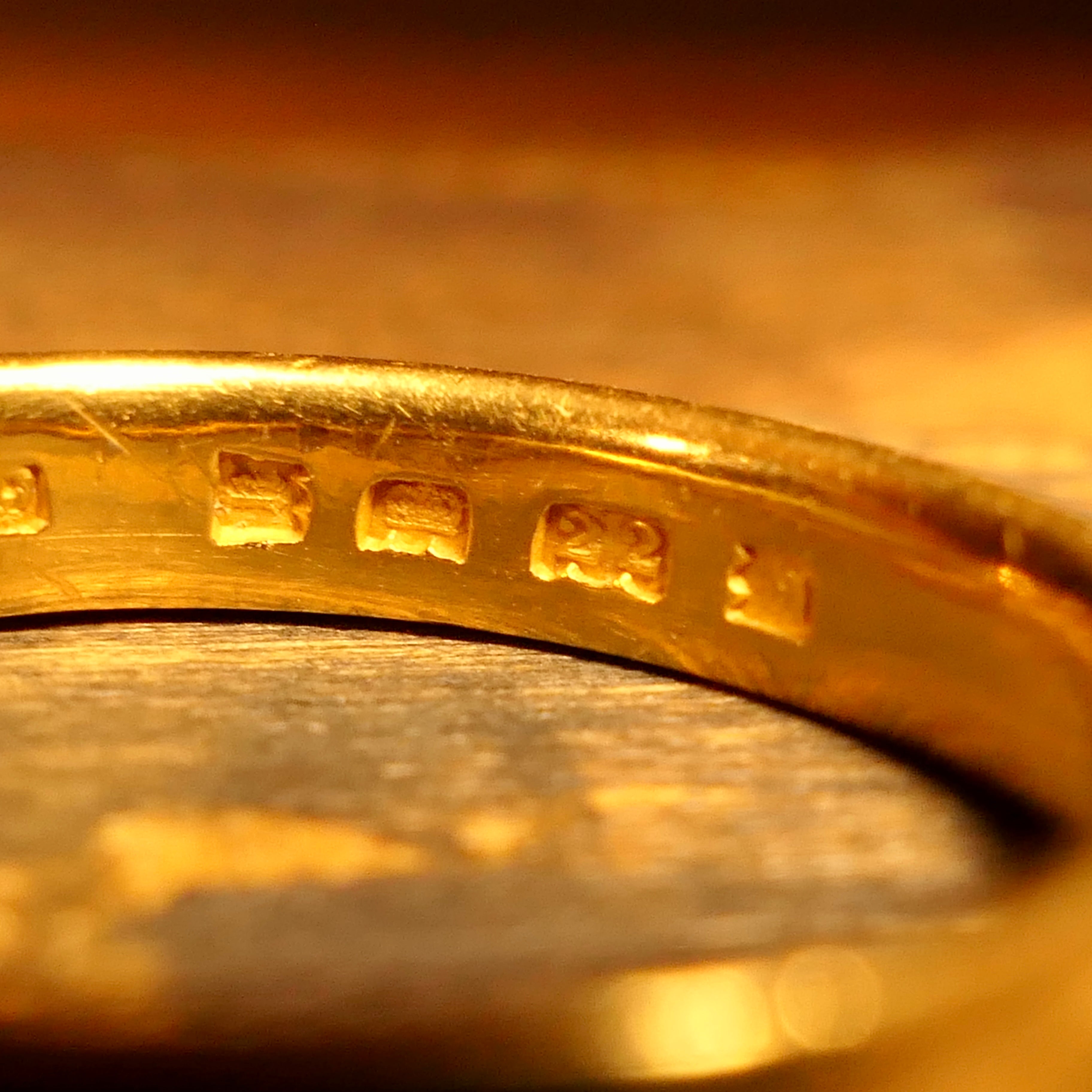 1920's, 22ct Gold Wedding Band Ring