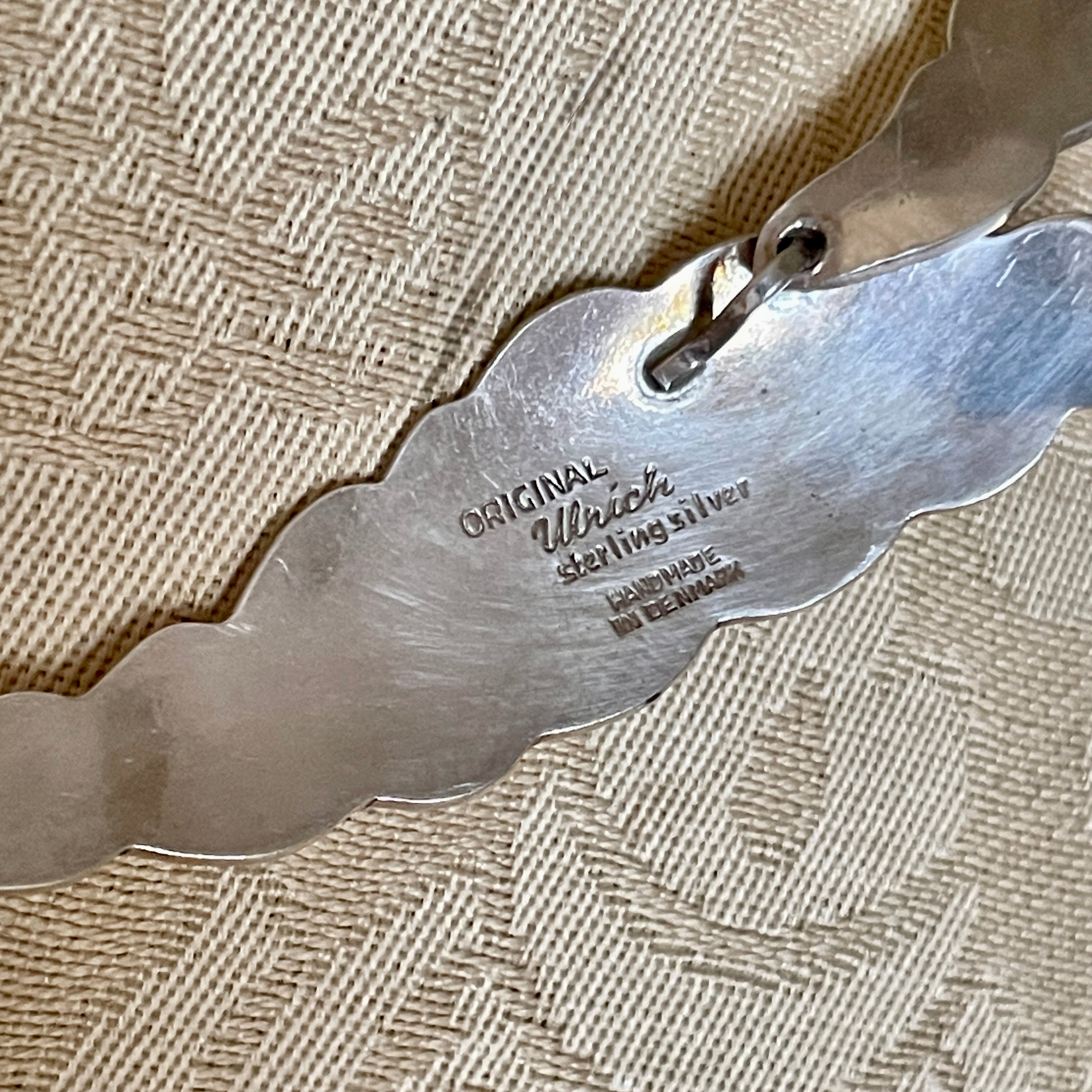 Vintage, Ulrich of Denmark, Sterling Silver Leaf Necklace