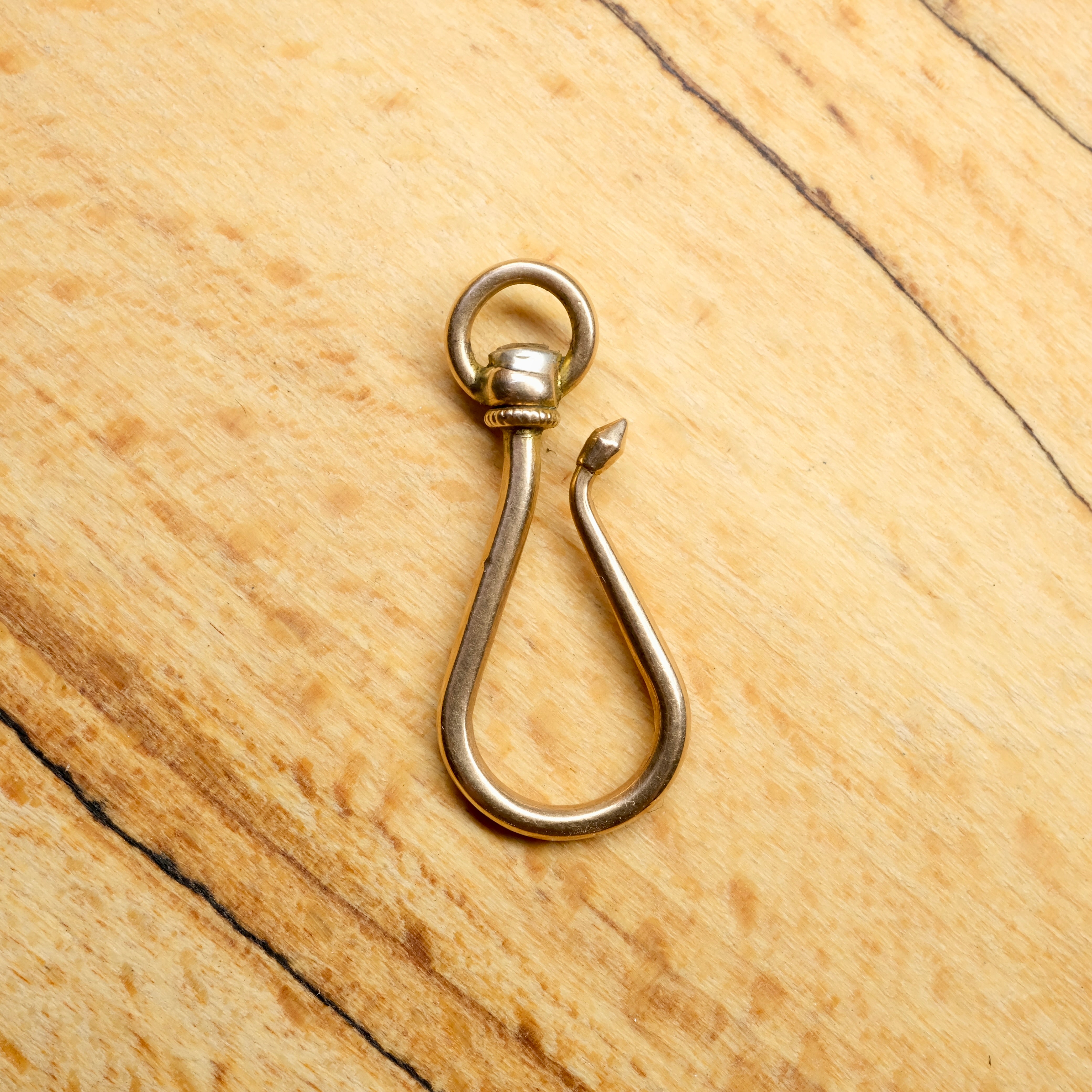 Antique 9ct Gold Shepherds Hook Fob Pendant