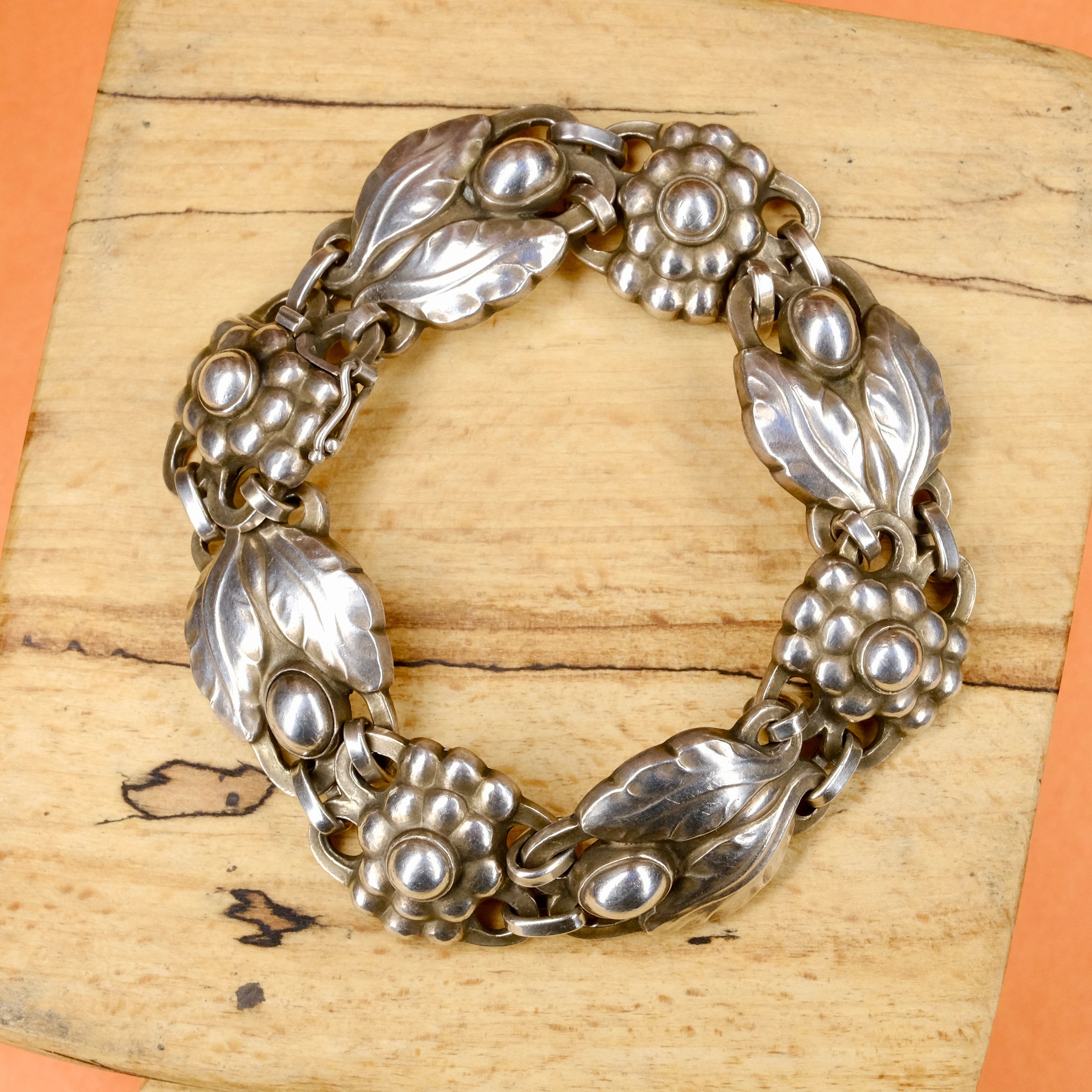 1930s Georg Jensen, Sterling Silver, Bracelet No. 1