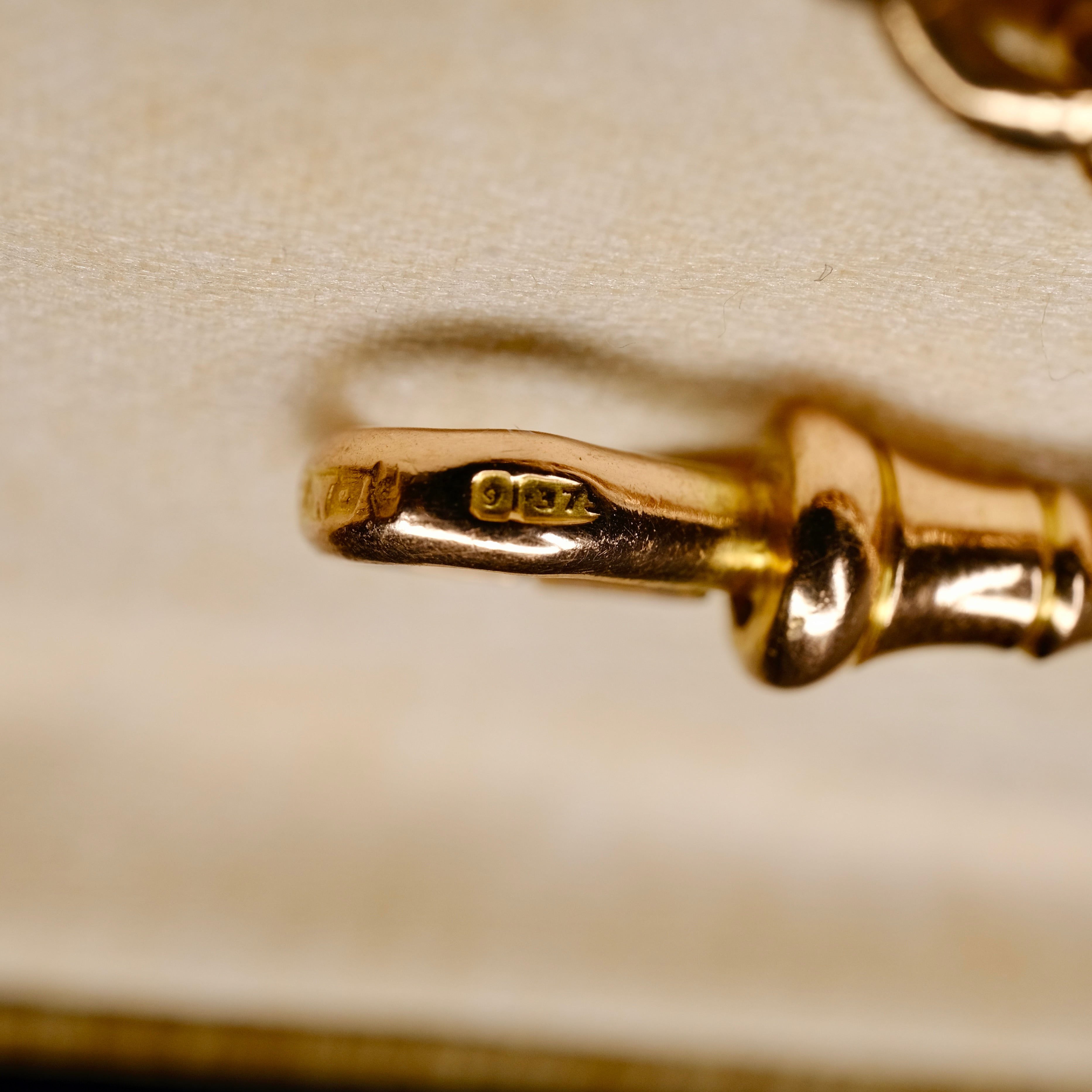 Antique 9ct Rose Gold, Albert Watch Chain Necklace, 27 Grams