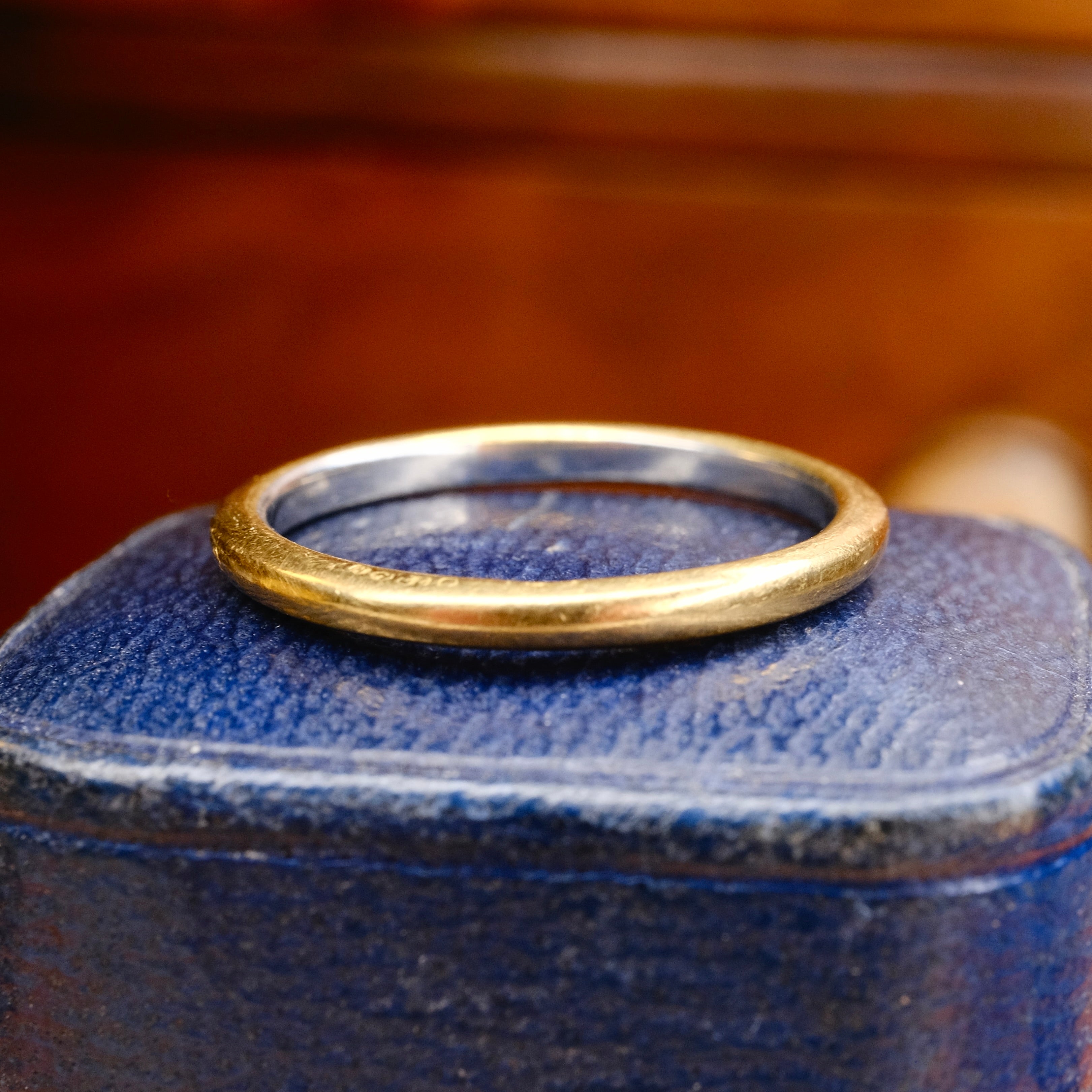 Vintage, 1940's, 22ct Gold & Platinum Wedding Band Ring