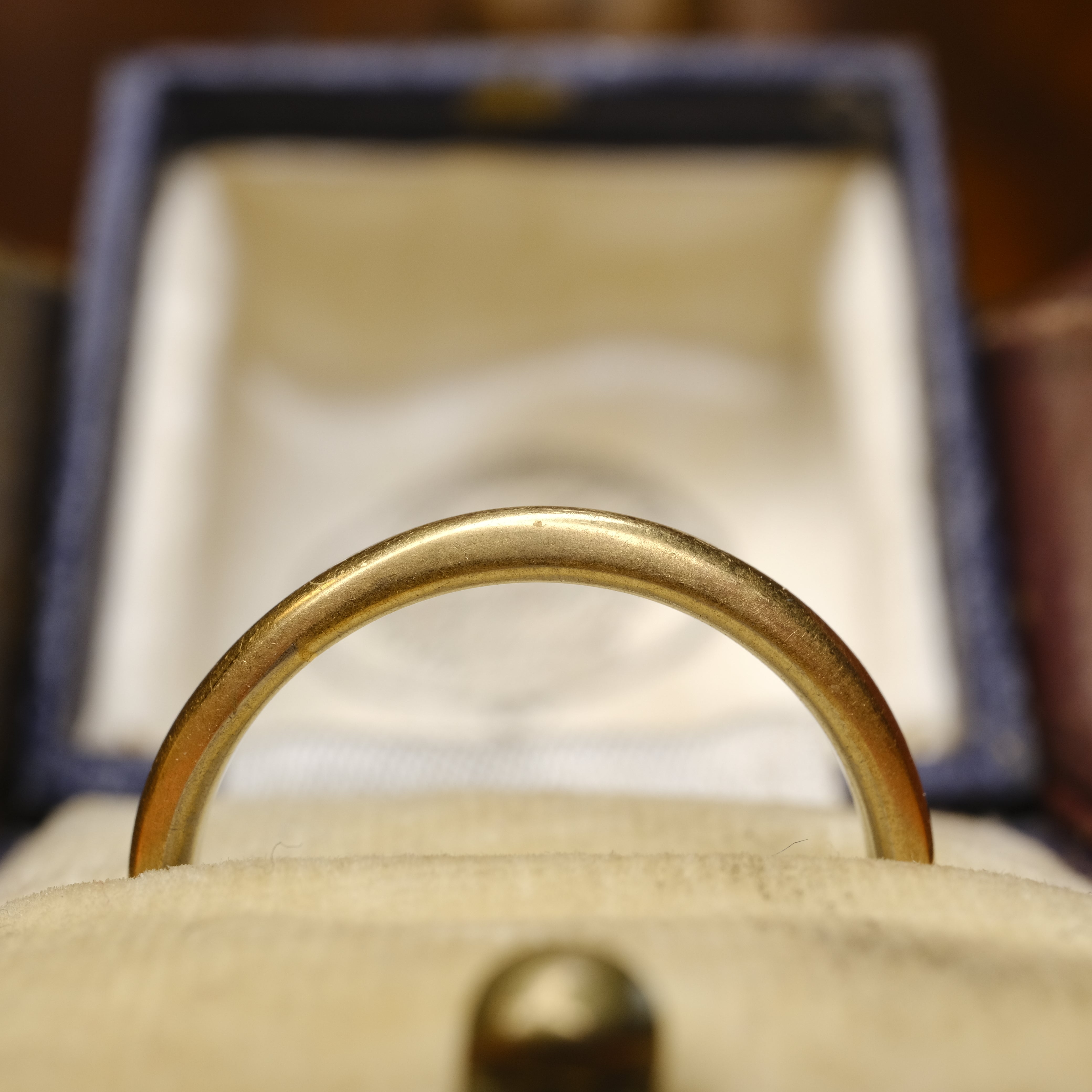 Vintage, 1940's, 22ct Gold & Platinum Wedding Band Ring