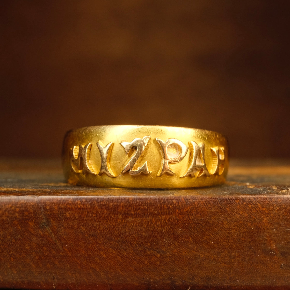 Antique Edwardian 18ct Gold Mizpah Ring