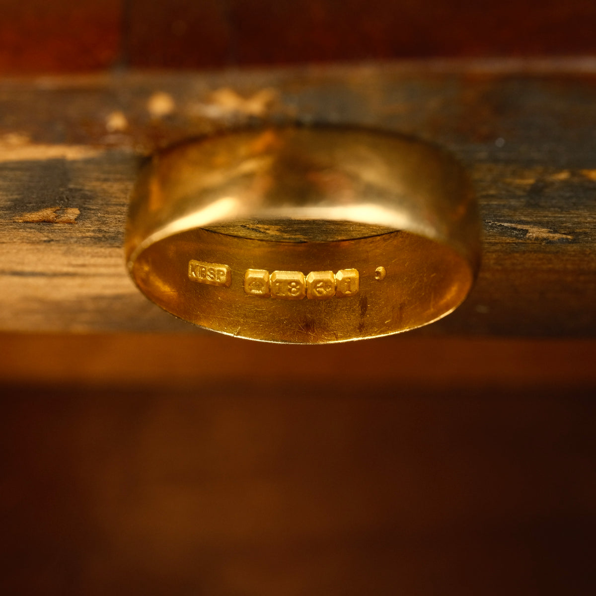 Antique Edwardian 18ct Gold Mizpah Ring