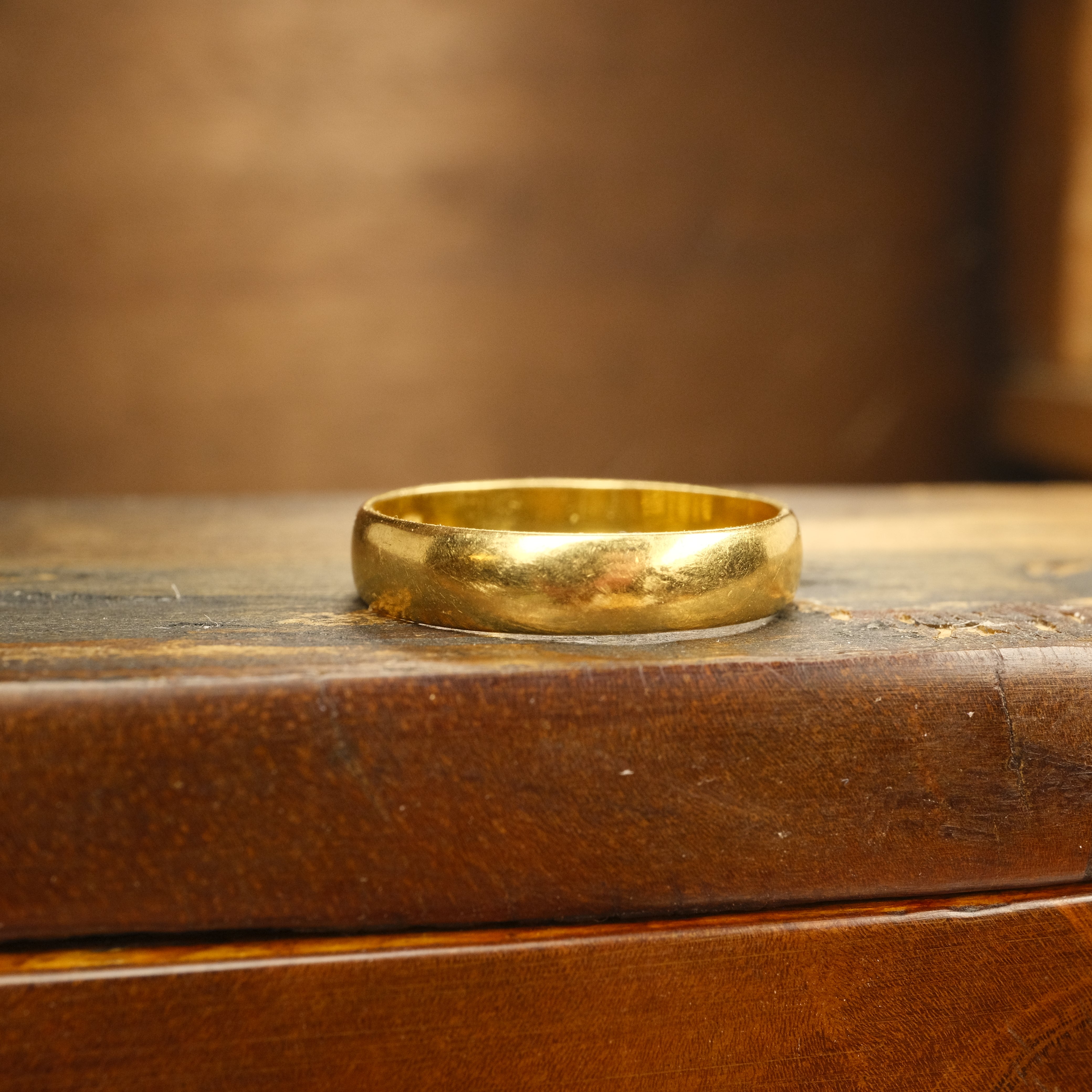 Vintage, 1950's, 22ct Gold Band Ring
