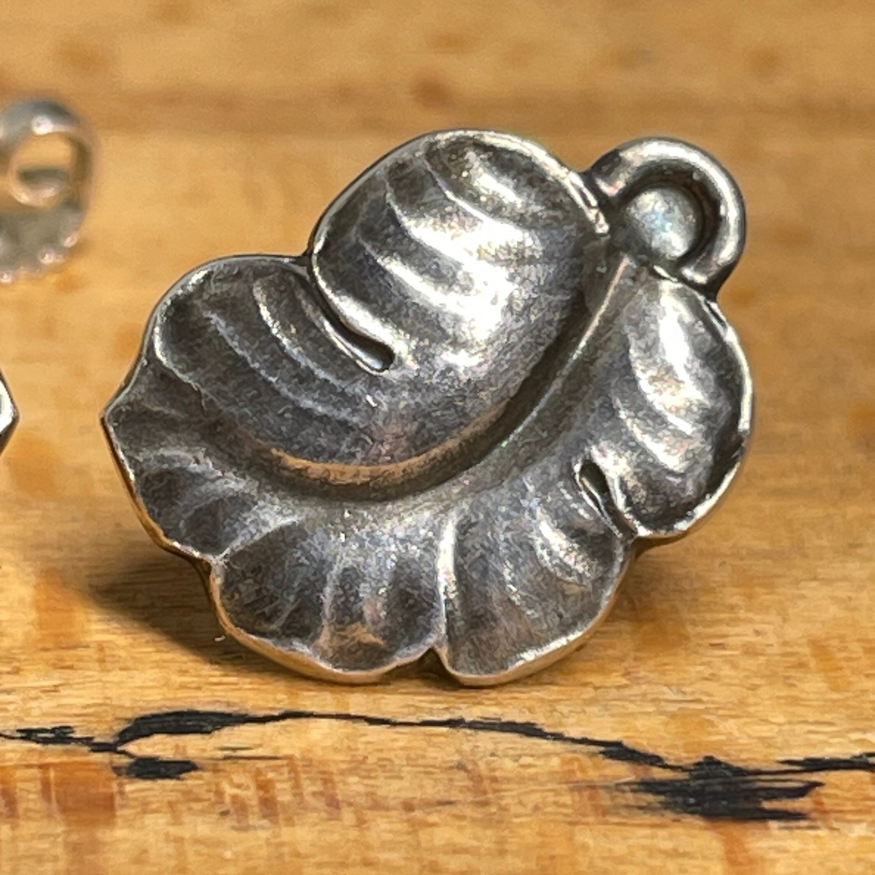 Vintage Georg Jensen Sterling Silver Stud earrings, no. 50 B