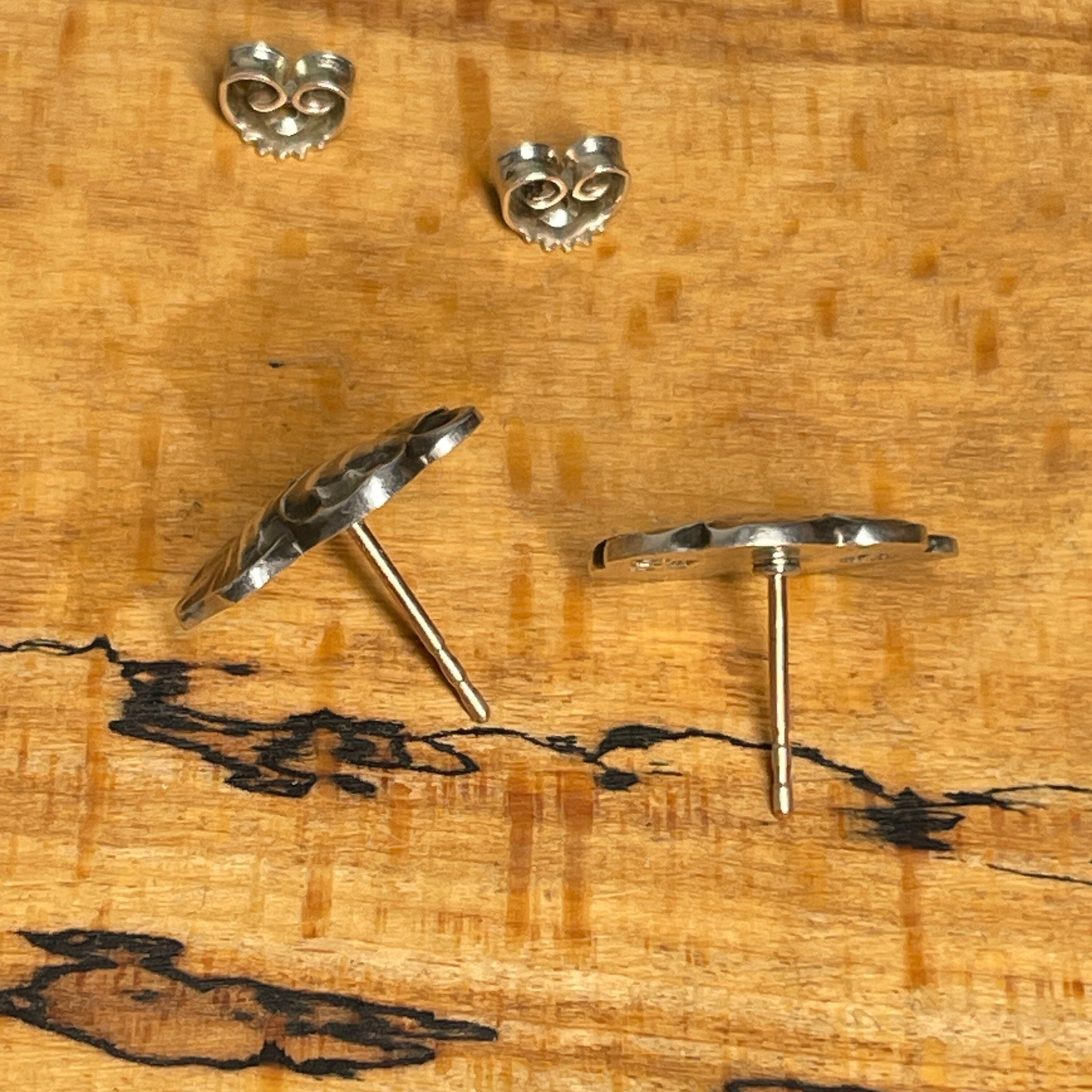 Vintage Georg Jensen Sterling Silver Stud earrings, no. 50 B