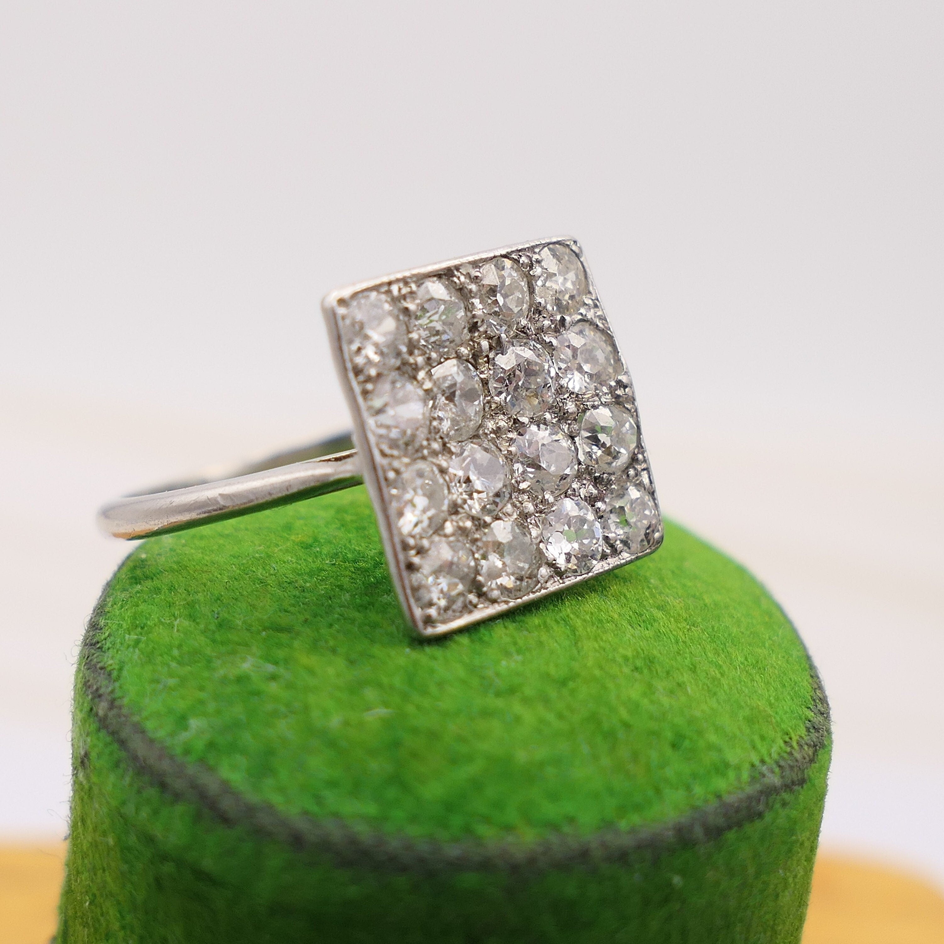 Art deco panel ring discount