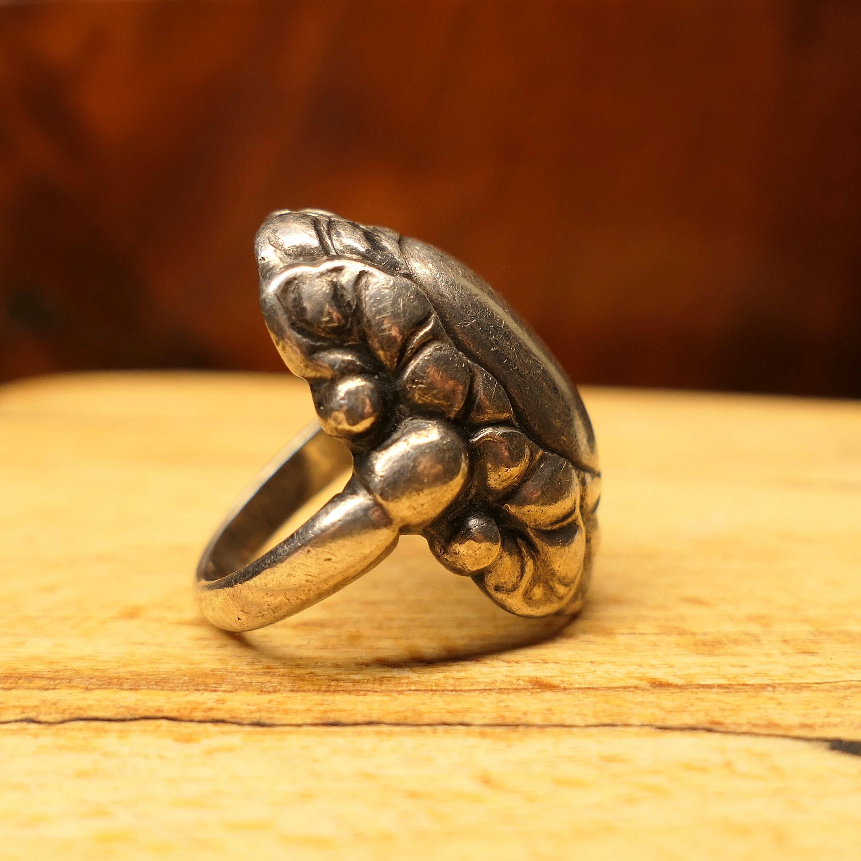 Rare Georg Jensen, ring 11, Sterling Silver, 1930s