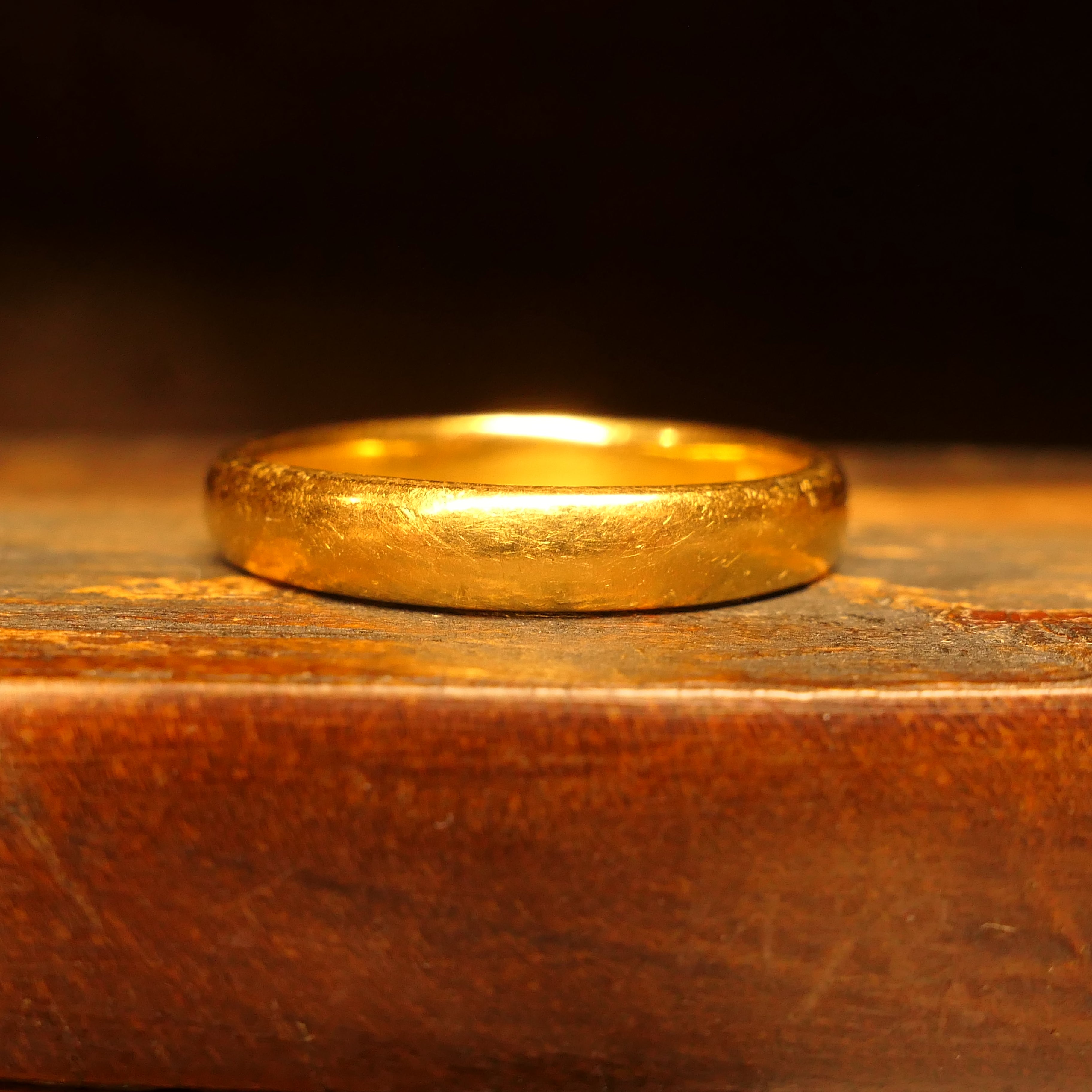 1920's, 22ct Gold Wedding Band Ring