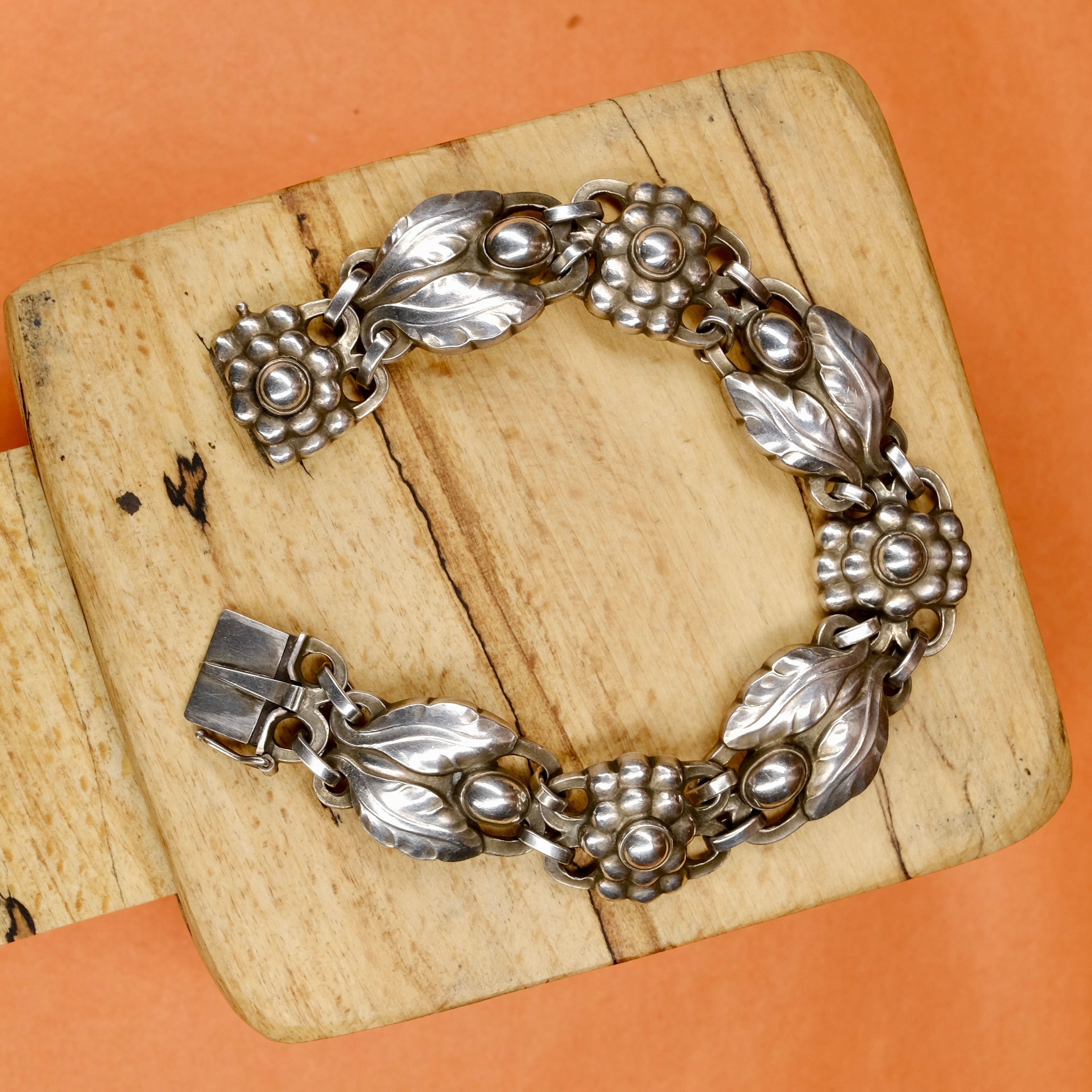 1930s Georg Jensen, Sterling Silver, Bracelet No. 1