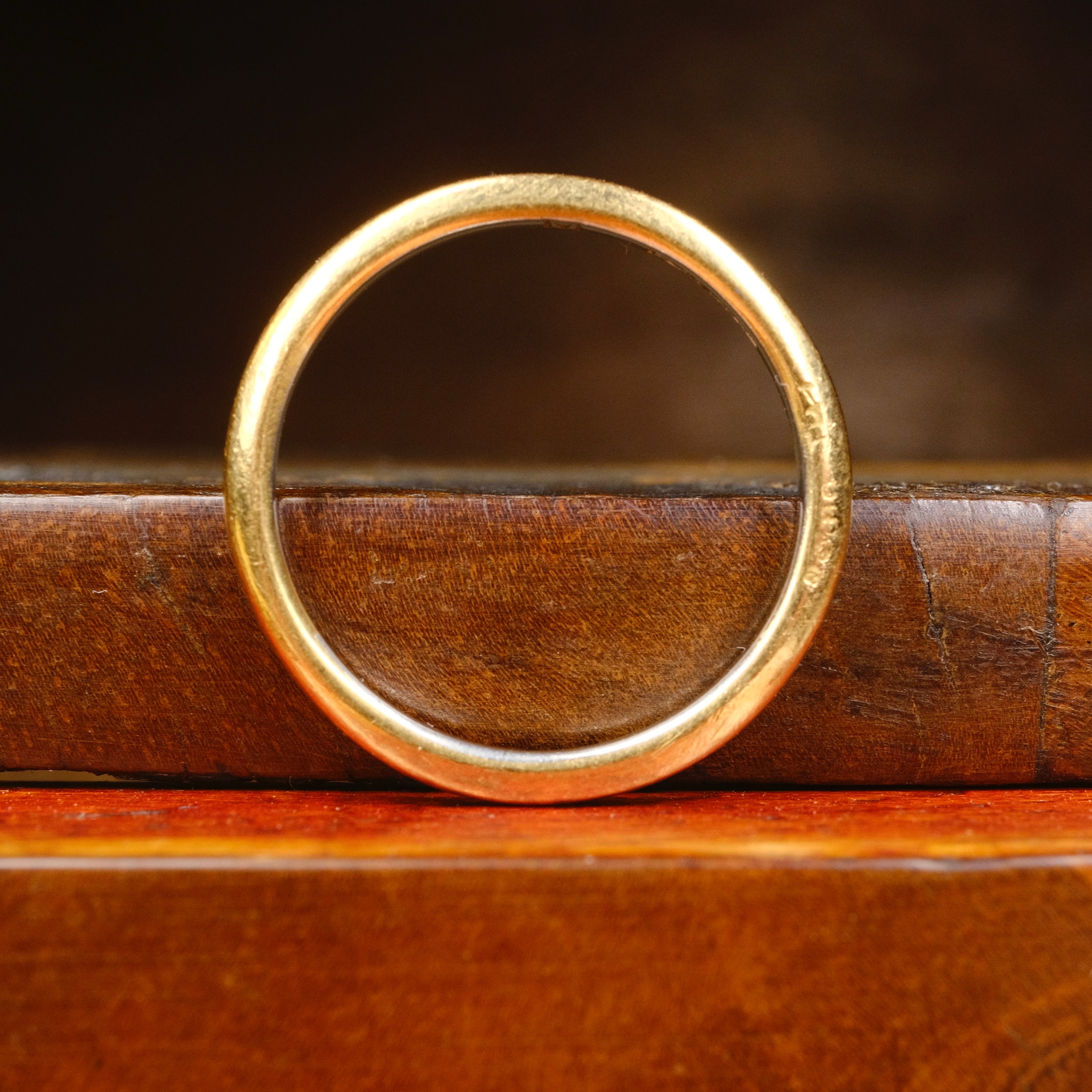 Vintage, 1940's, 22ct Gold & Platinum Wedding Band Ring