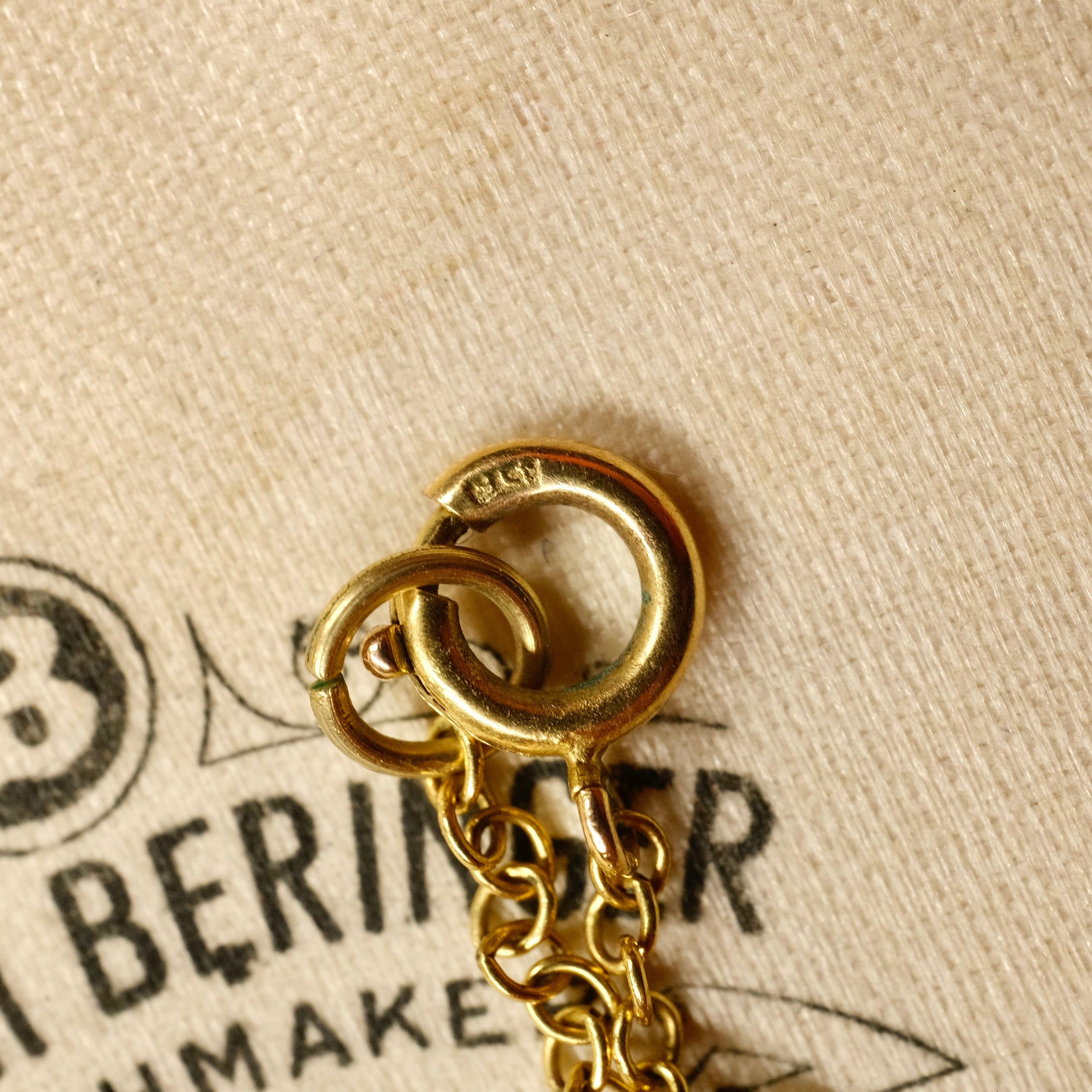 Art Deco 9ct Gold, Rock Crystal & Carnelian Bead Chain Necklace