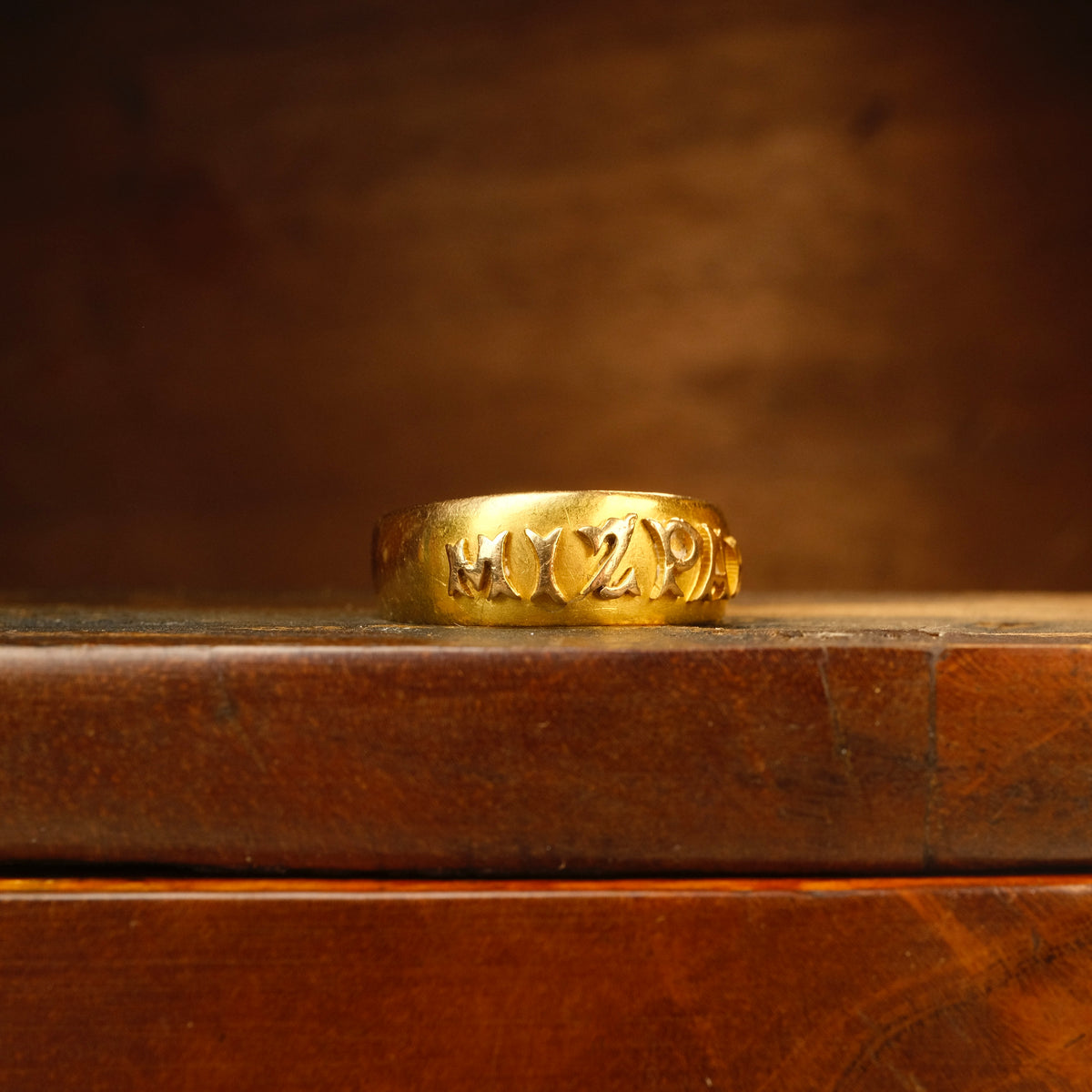 Antique Edwardian 18ct Gold Mizpah Ring