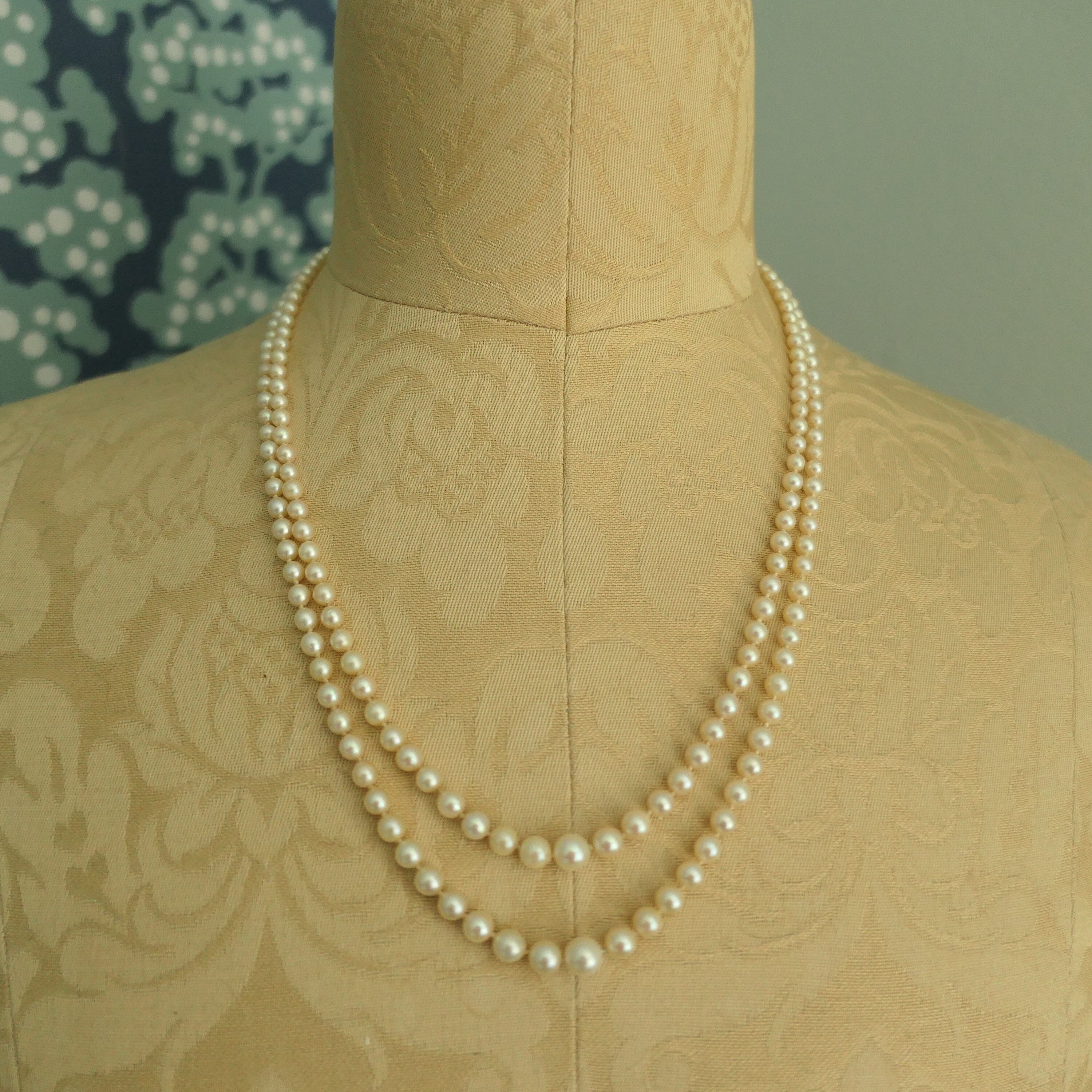 Art deco 2025 pearl necklace